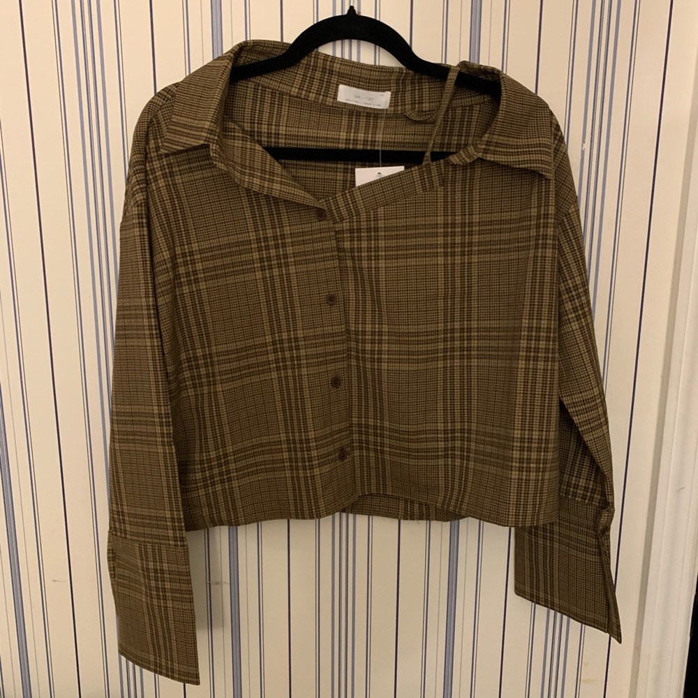 Oak + Fort Off shoulder top